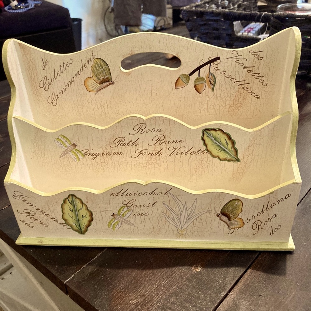 Wooden Mail Organizer